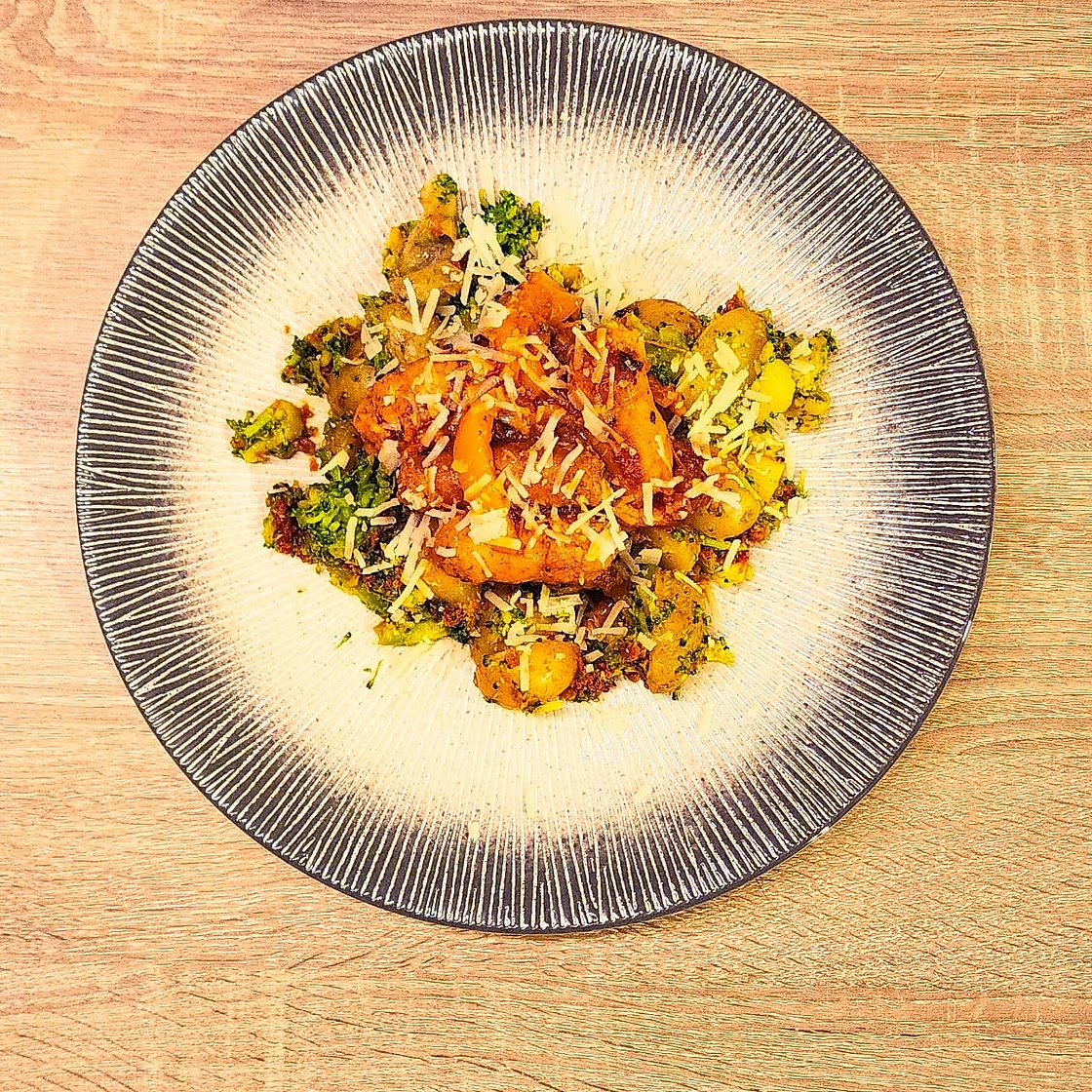 Saucisses de poulet et Parmigiano Reggiano