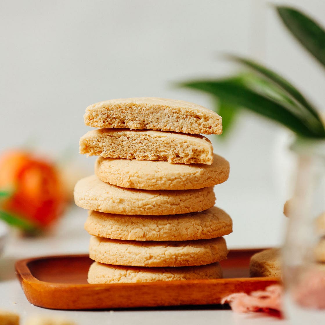 Vegan Gluten-Free Shortbread Cookies (1 Bowl)