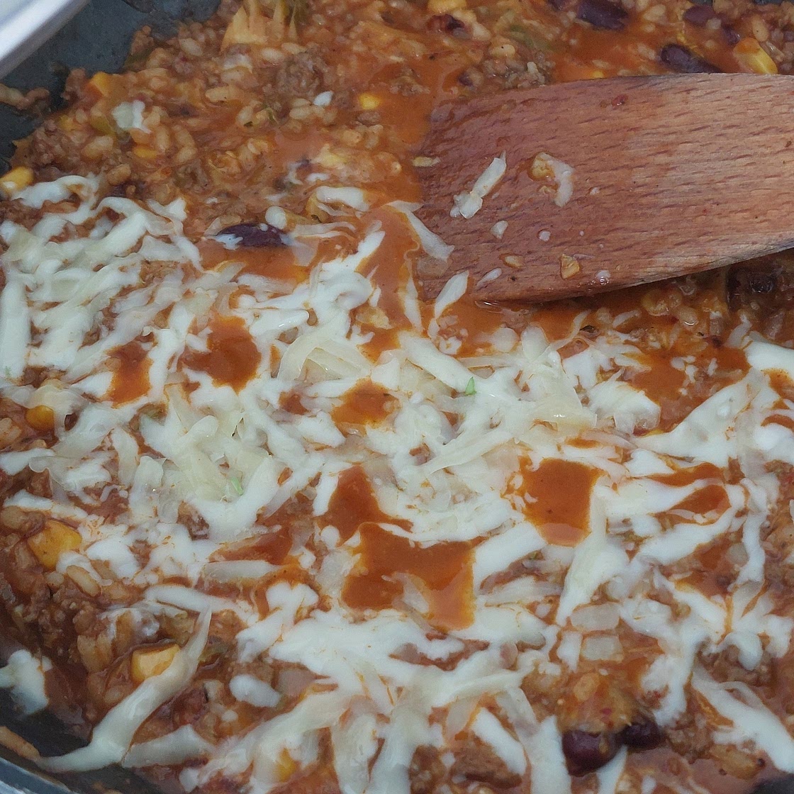 Mexican Ground Beef Casserole with Rice (Beef mince!)