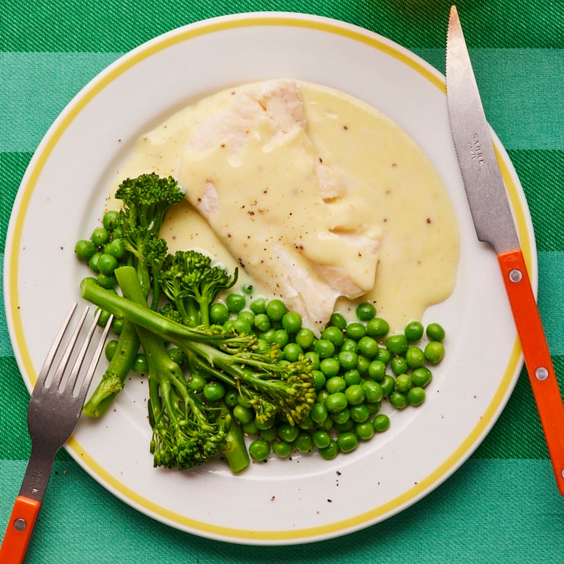 Smoked Haddock and Creamy Mustard Sauce| Slimming & Weight Watchers Friendly