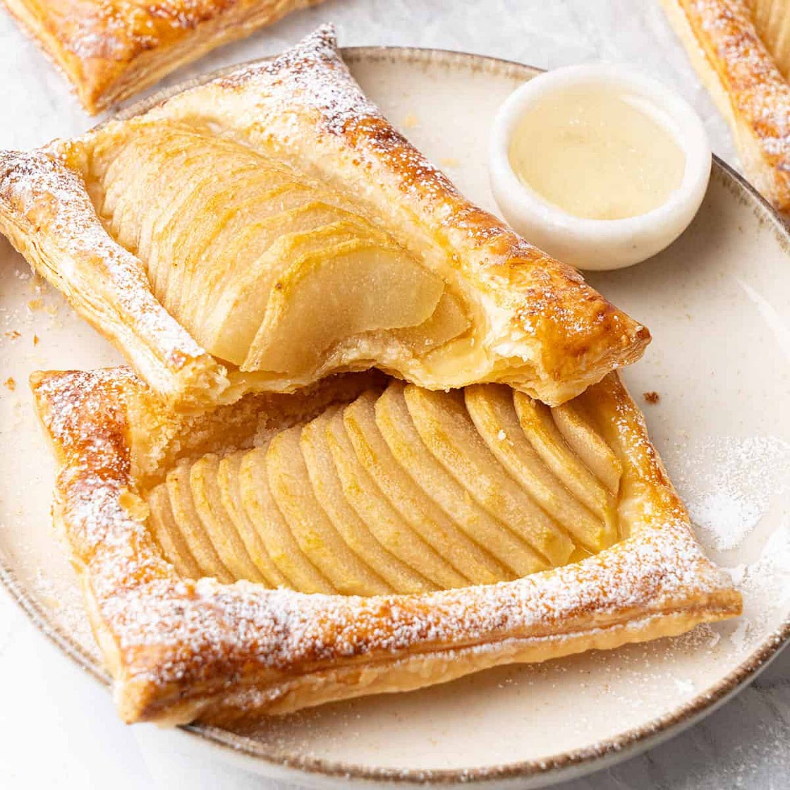 Pear Puff Pastry Tarts