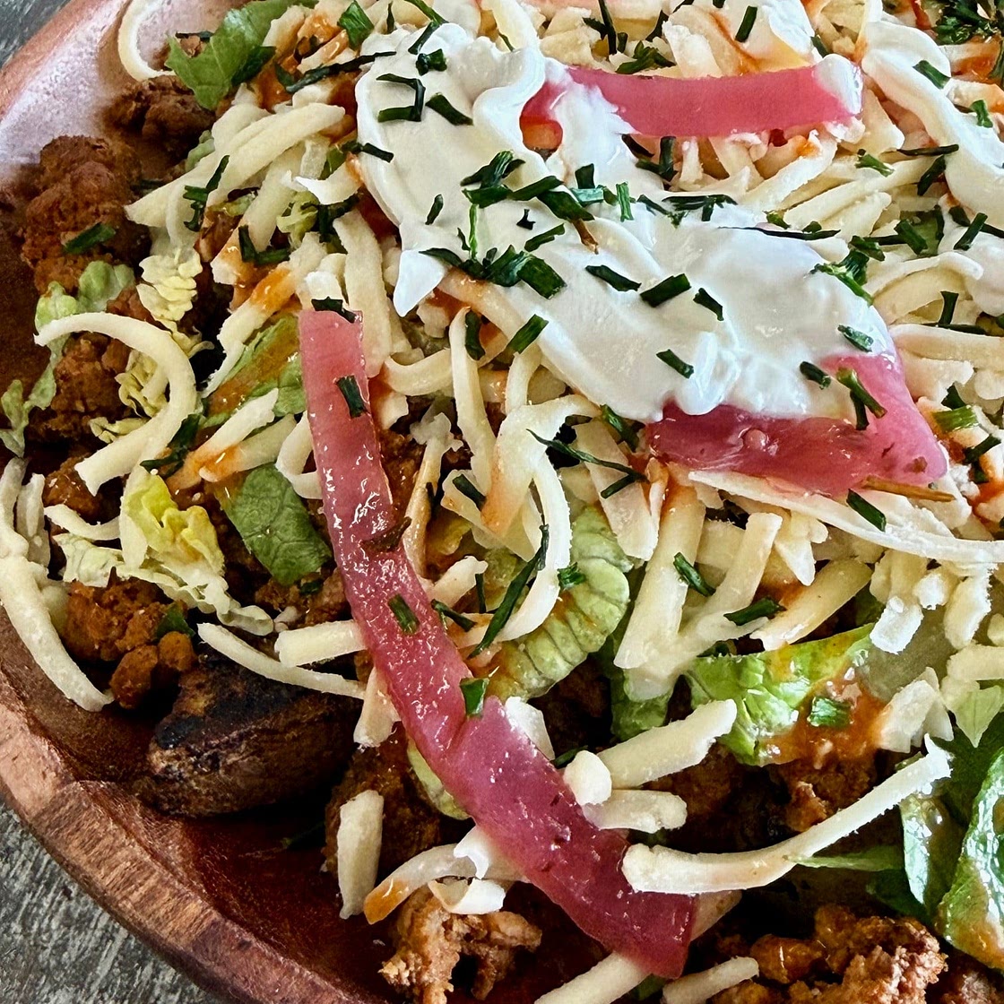 Taco Loaded Potato Bowls