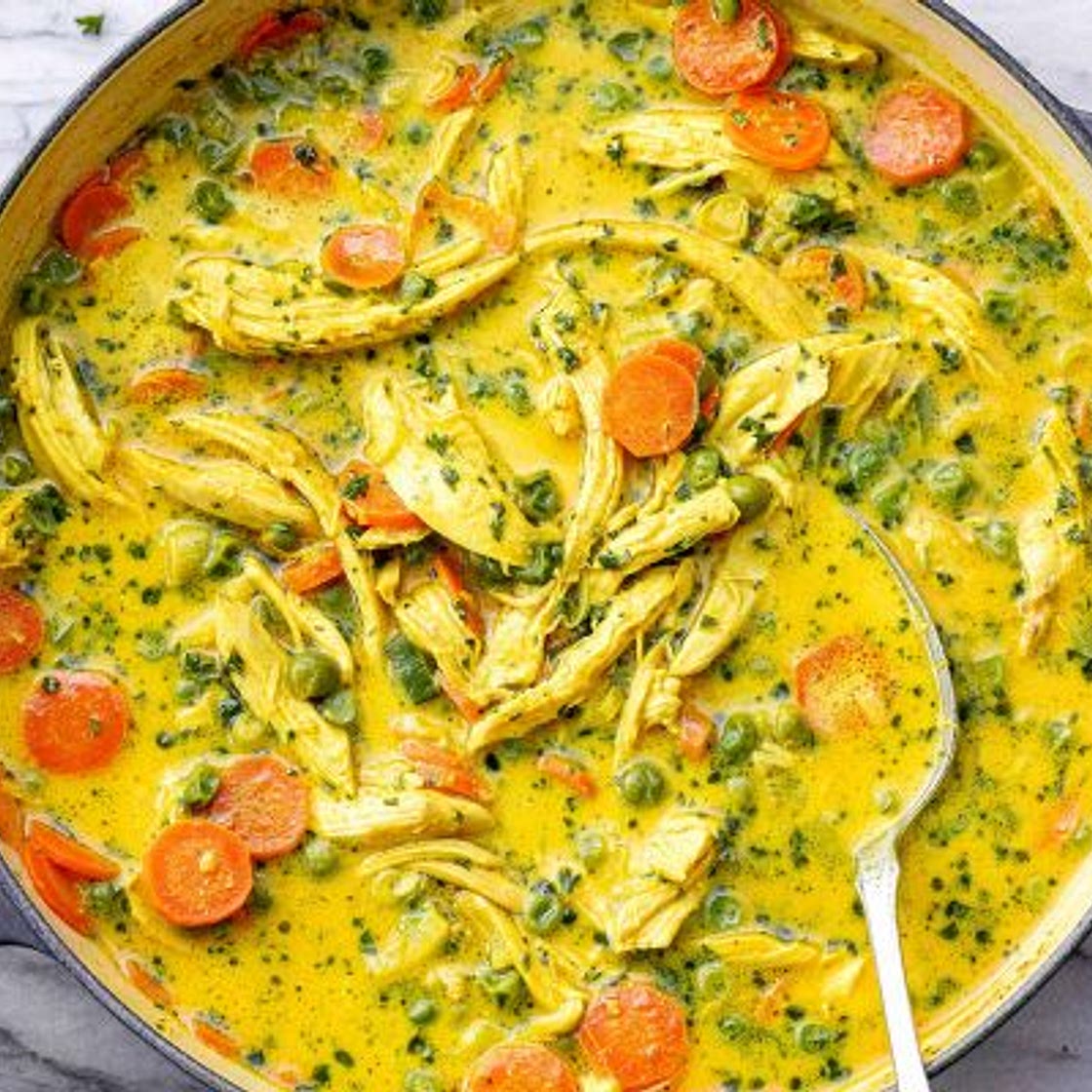 Instant Pot Creamy Chicken Soup