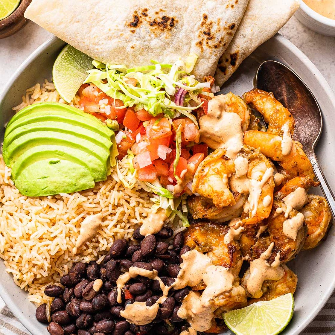Shrimp Burrito Bowls Recipe