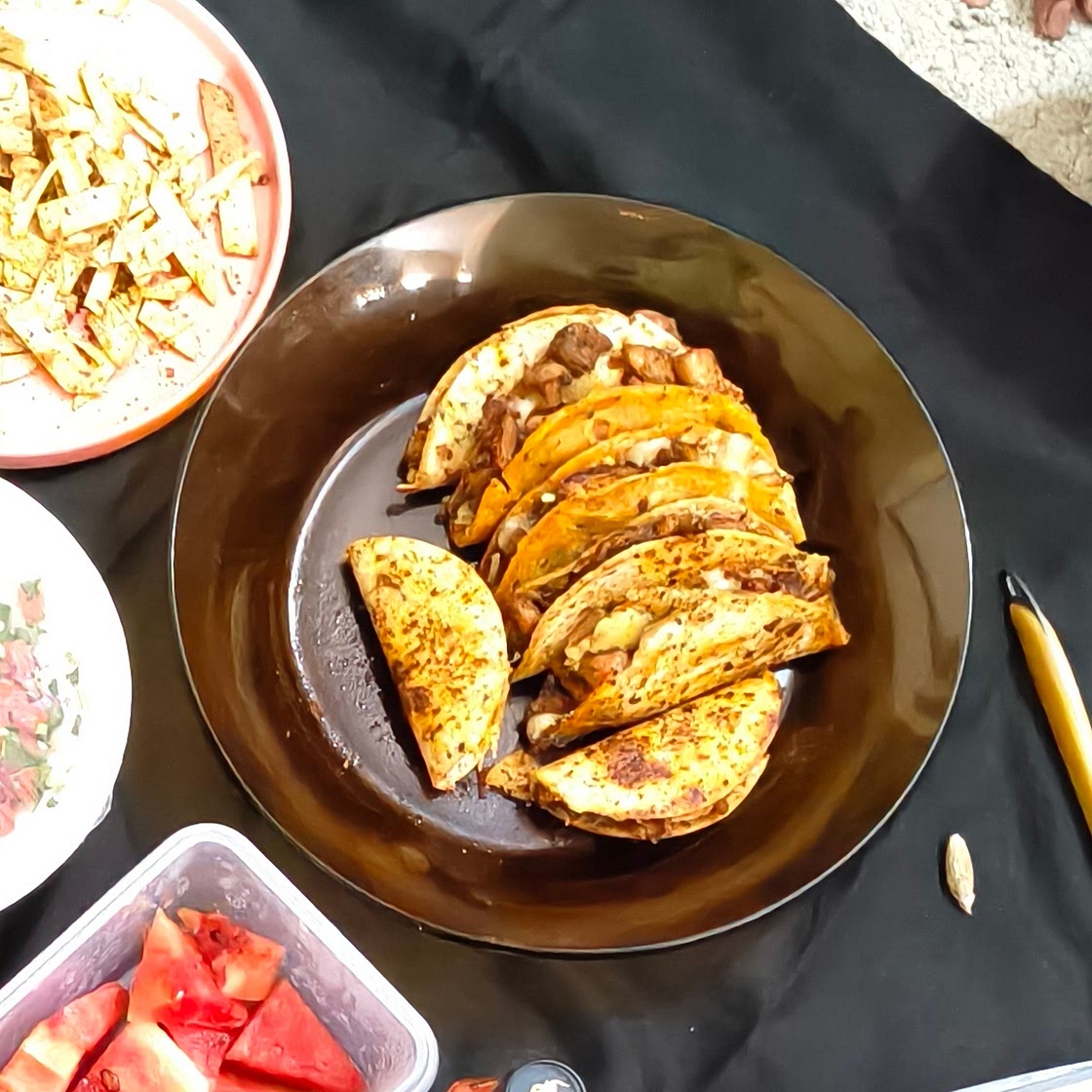 crispy chicken tacos