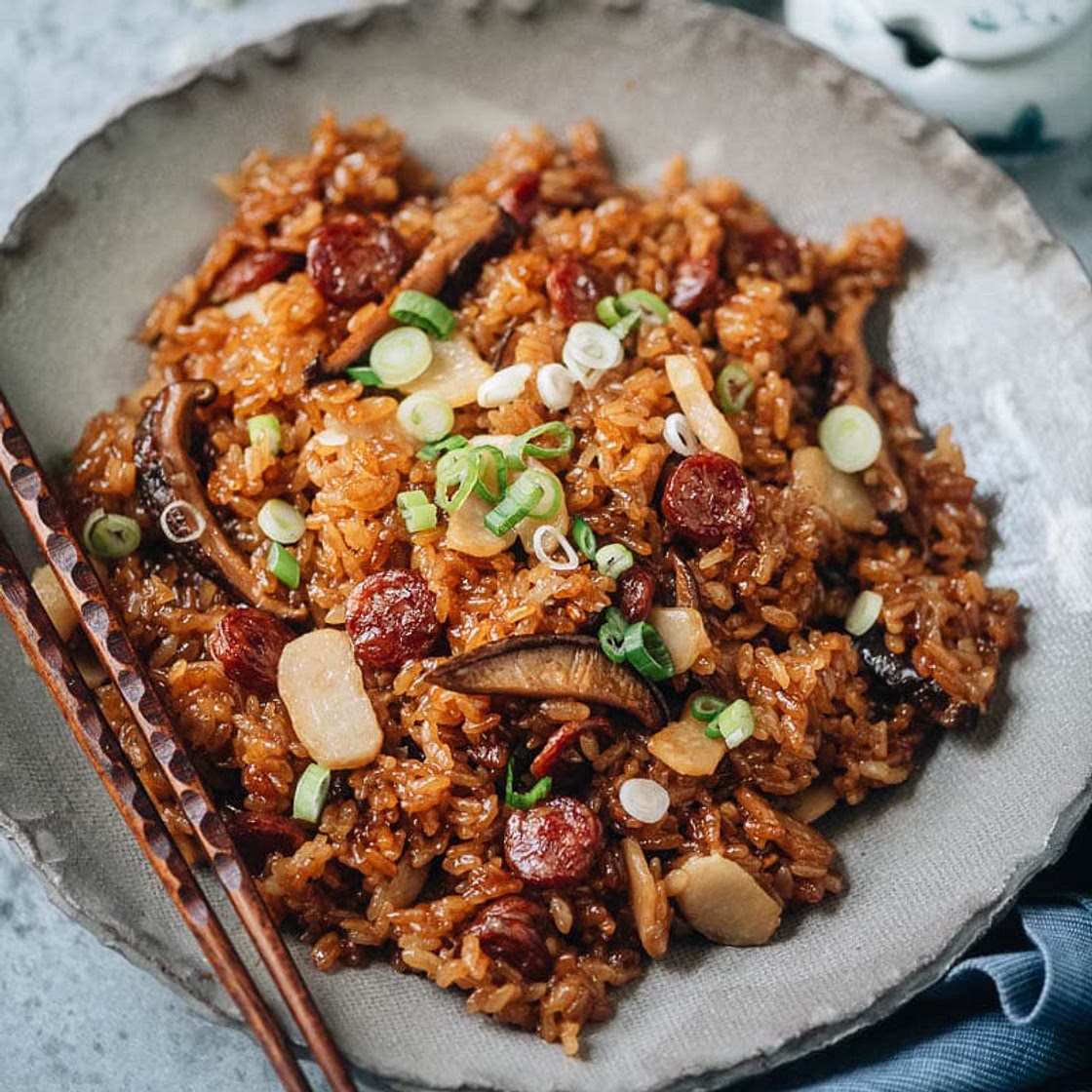 Instant Pot Chinese Sausage Rice (腊肠饭)