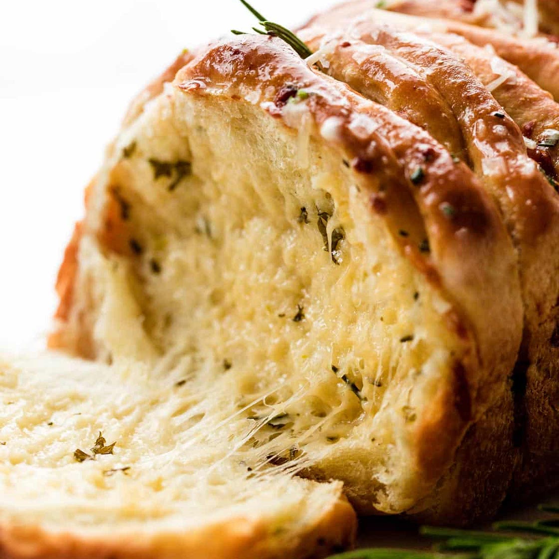 Rosemary Garlic Pull Apart Bread