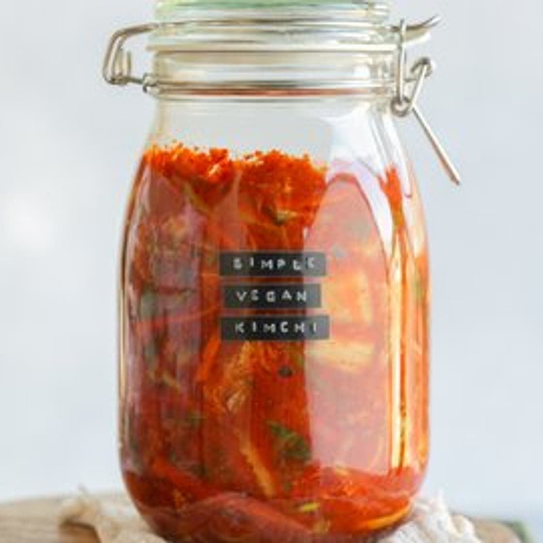 Simple Vegan Kimchi