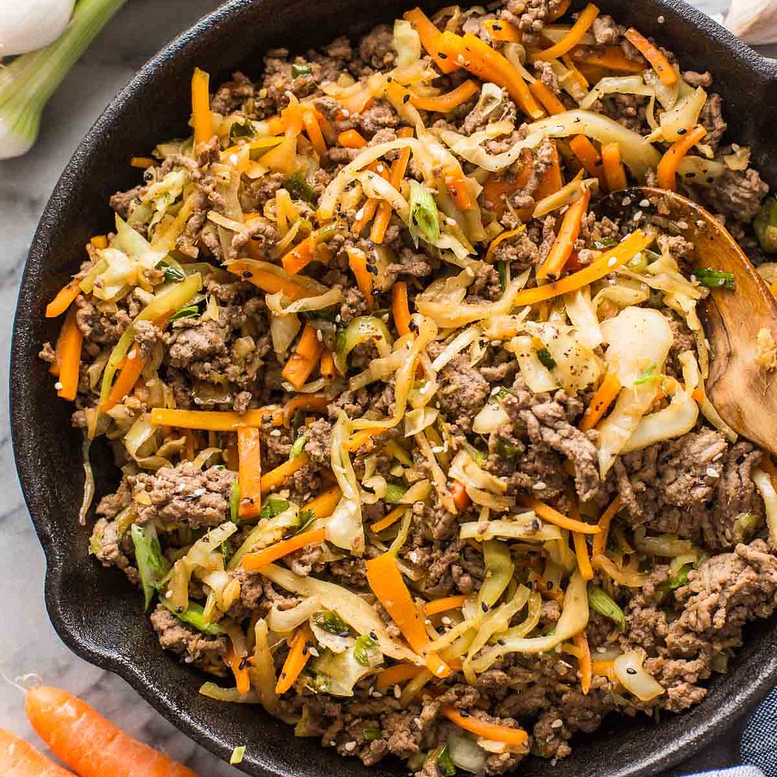 Beef & Cabbage Stir Fry