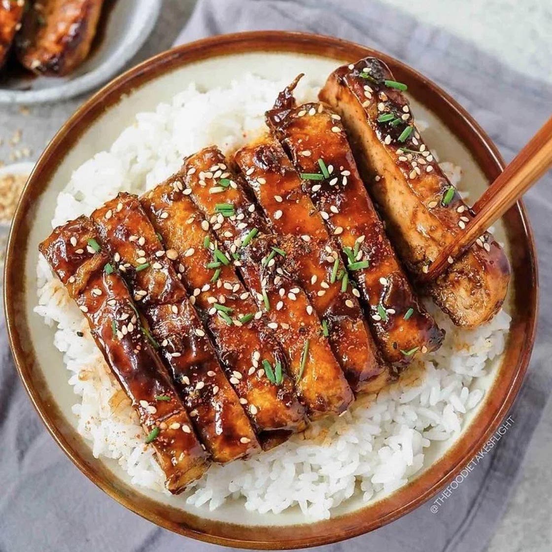 Maple Hoisin Tofu