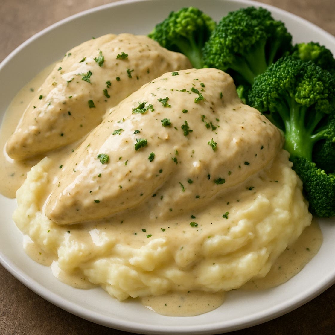 Slow Cooker Creamy Ranch Chicken