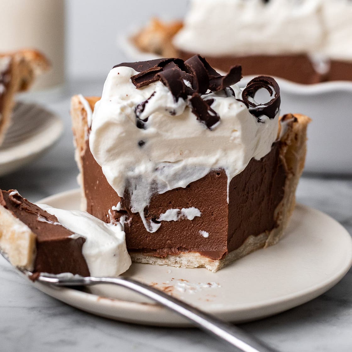 Vegan Chocolate Cream Pie (No tofu or nuts!)