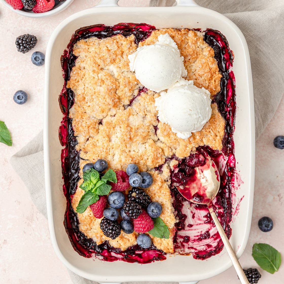Mixed Berry Cobbler