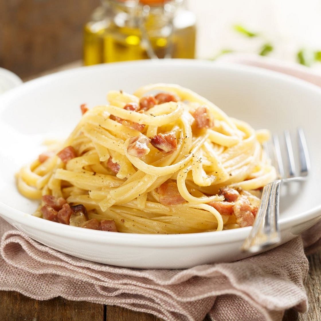 Pâtes carbonara dela Mama