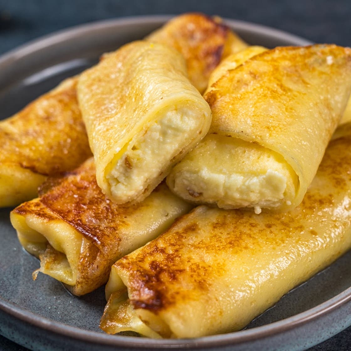 Ukrainian Nalysnyky (Sweet Farmer’s Cheese Crepes)