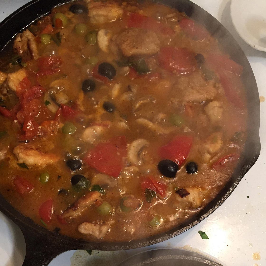 Chicken marengo