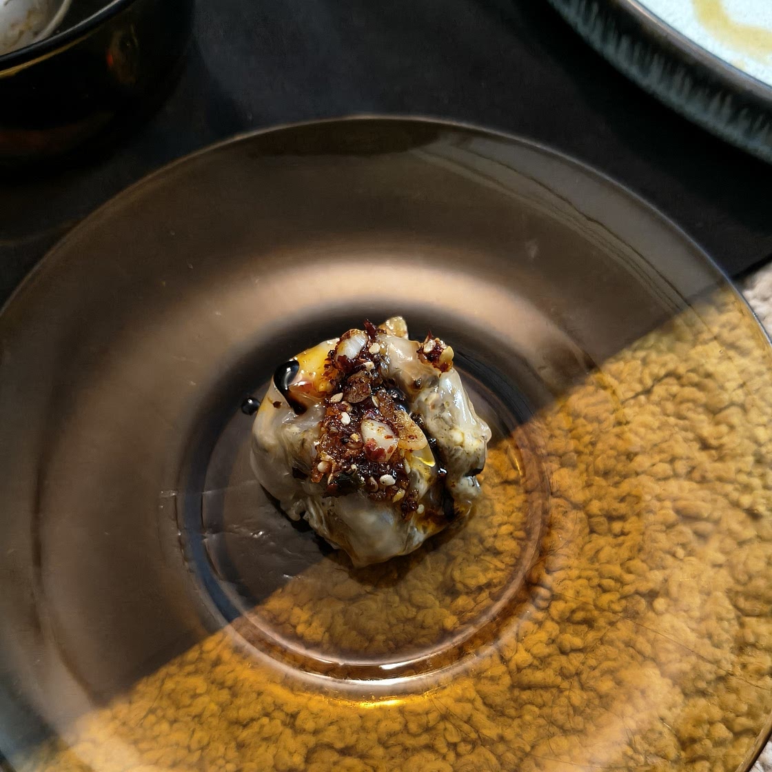 mushroom cream cheese rice paper dumplings