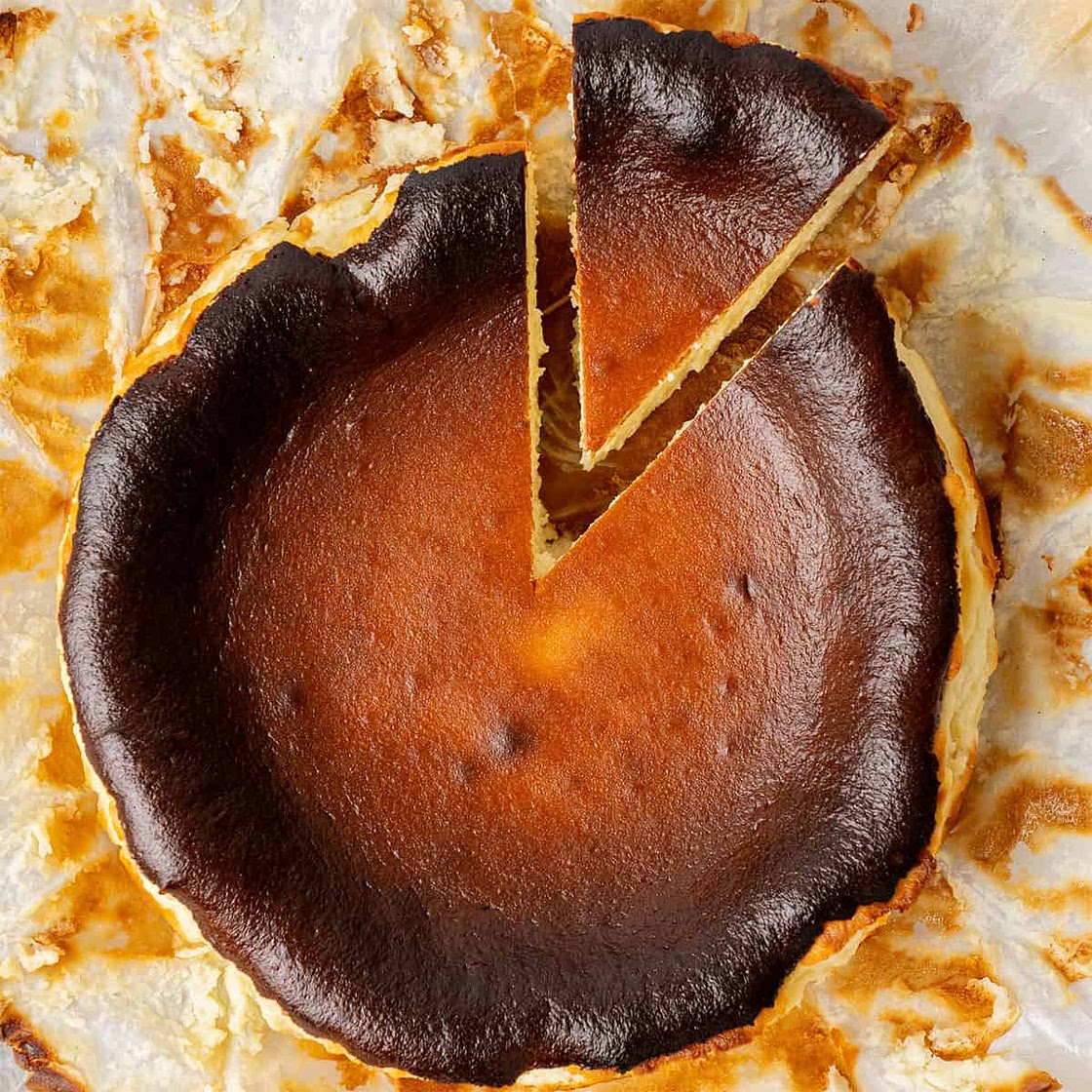 Easy Basque Burnt Cheesecake