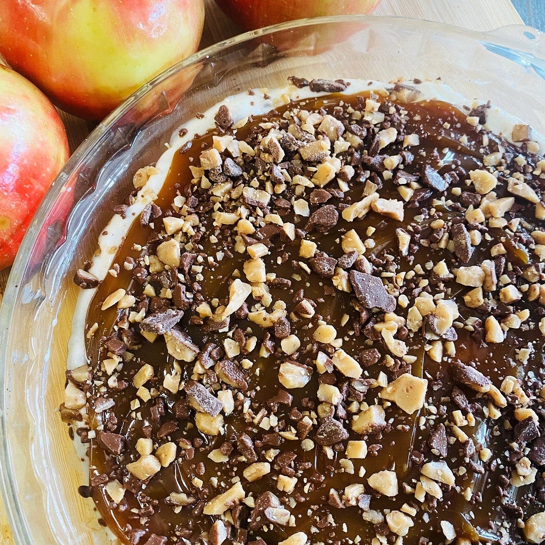 Smoked Caramel Apple Dip