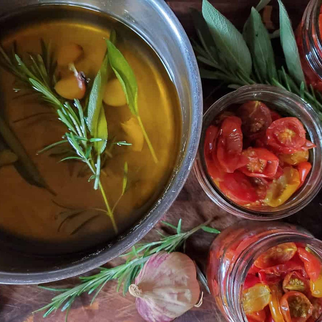 Herbal Tomato Conserve Recipe