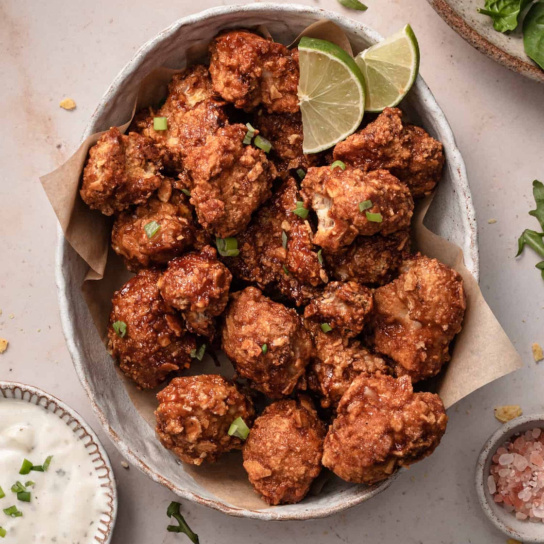 Crunchy BBQ Cauliflower Wings