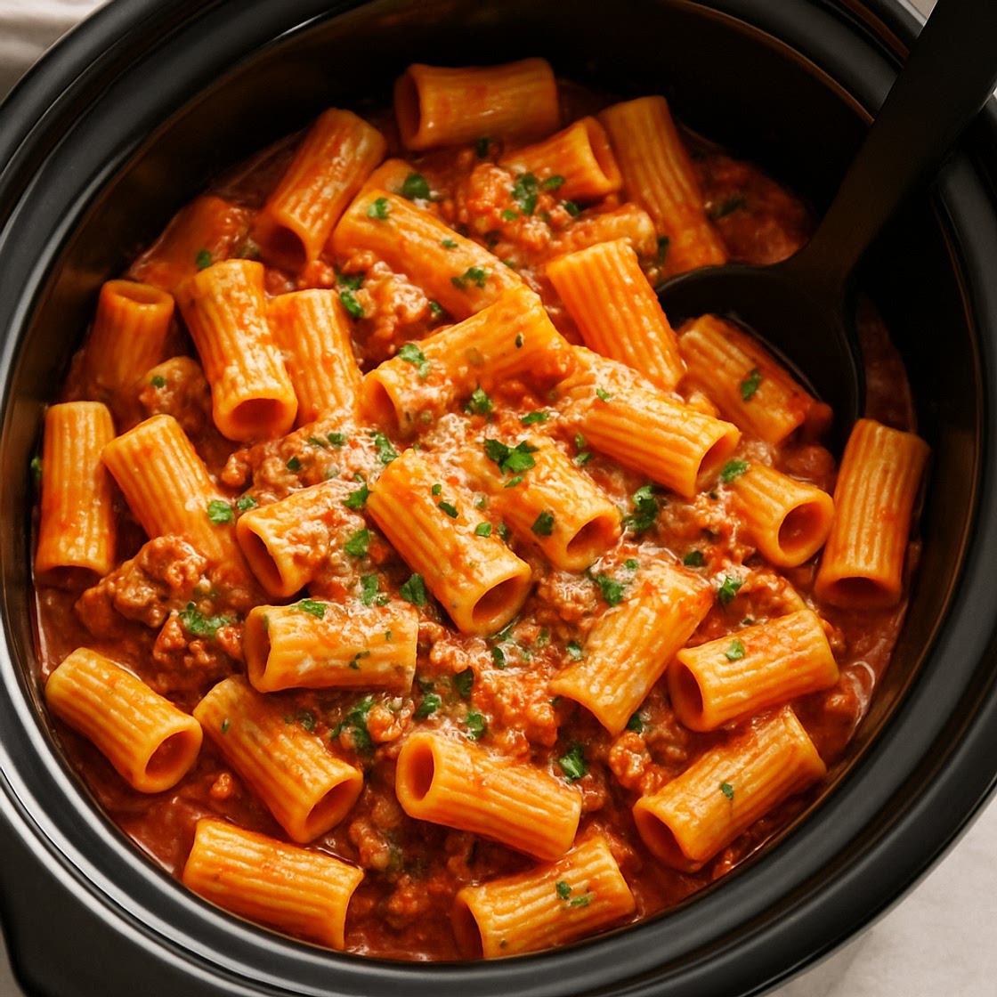 Slow Cooker Italian Pasta