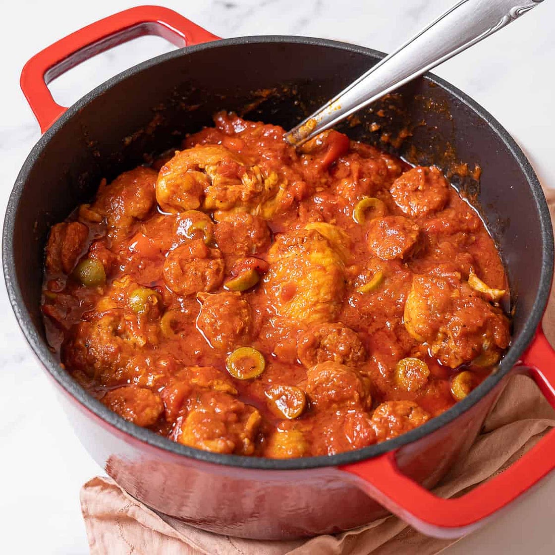 Easy Spanish Chicken and Chorizo Stew Recipe