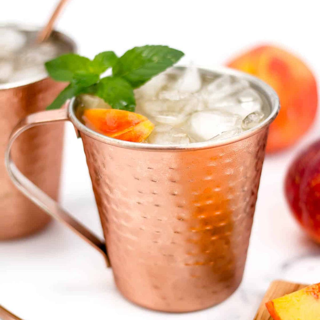 Peach Moscow Mule