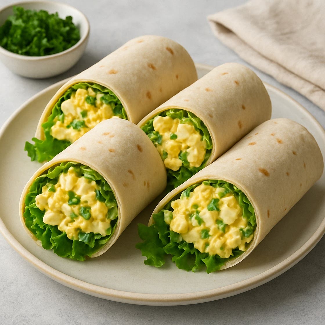 Eiersalat-Wraps