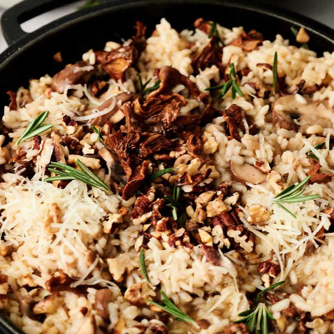 Easy Mushroom Risotto Recipe