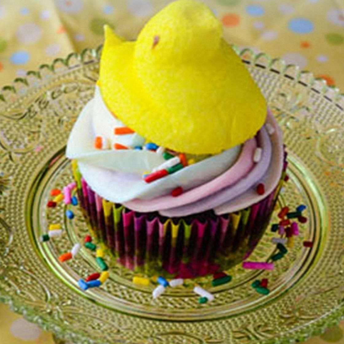 peeps smore cupcake