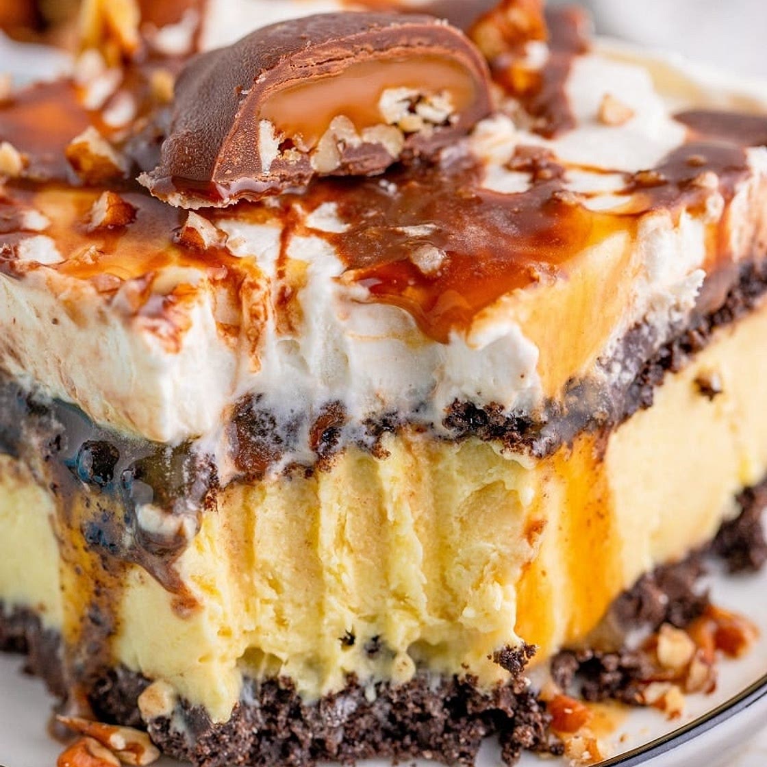 Turtle Lasagna Dessert