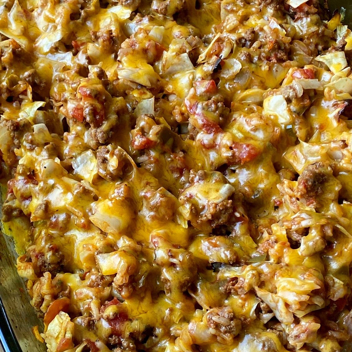 Easy Cajun Cabbage Casserole