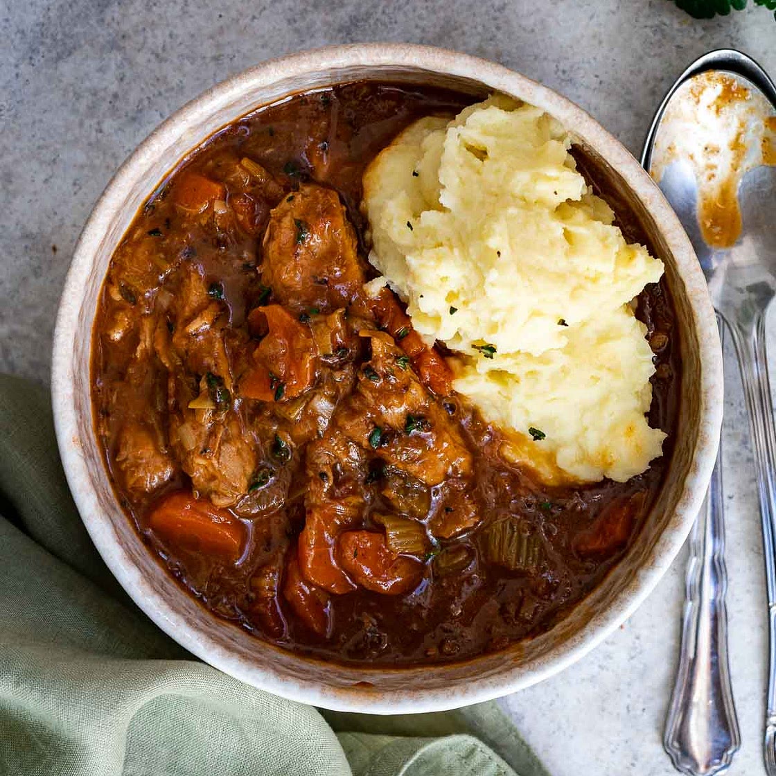 Vegan Irish Stew with Guinness
