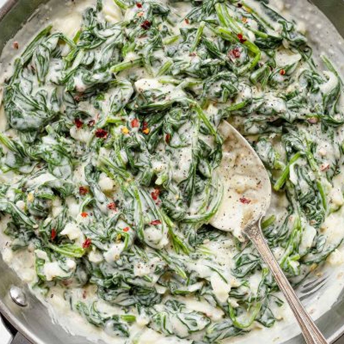 5-Minute Sauteed Lemon Garlic Spinach