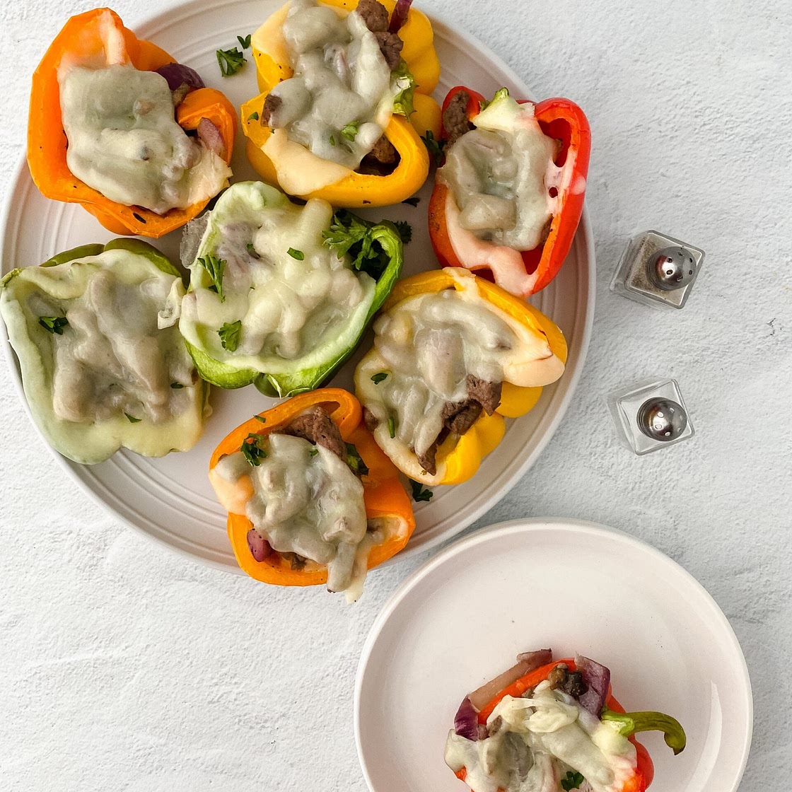 Philly Cheesesteak Stuffed Peppers