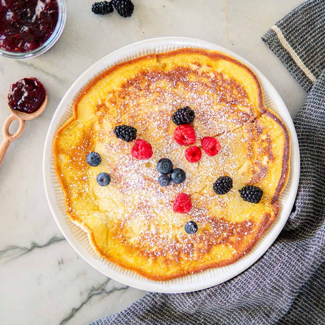 Traditional German Pancakes (Pfannkuchen)