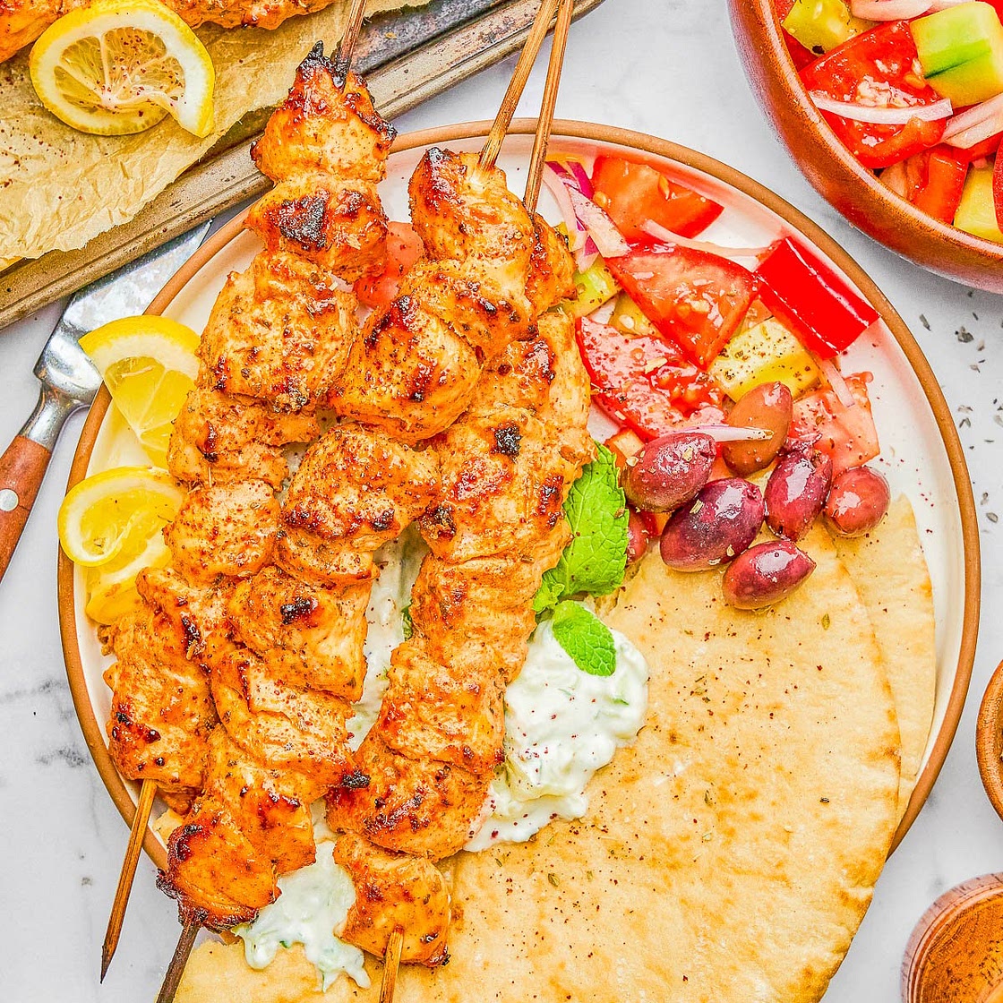Greek Chicken Kabobs