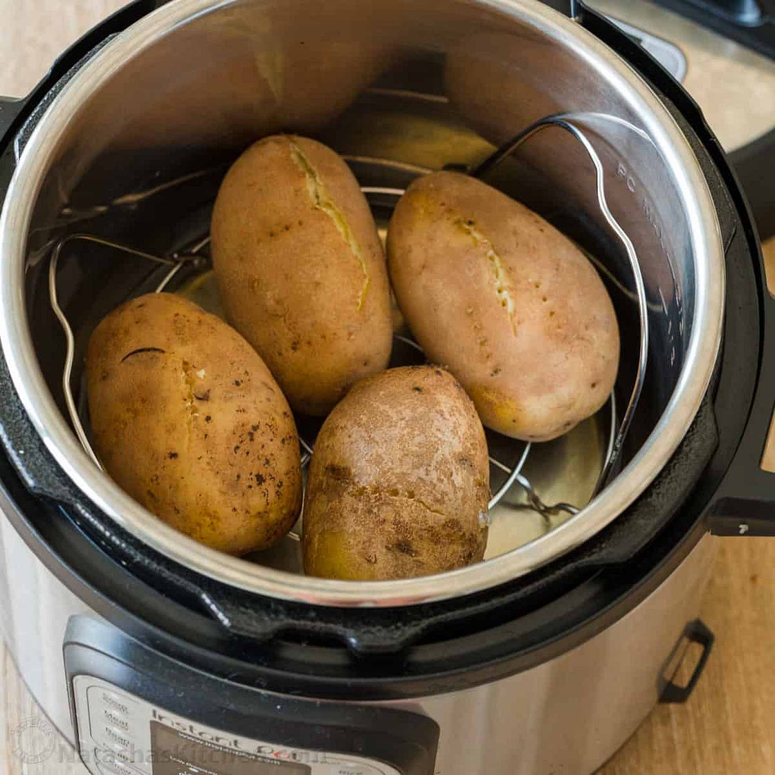 Instant Pot Baked Potatoes Recipe