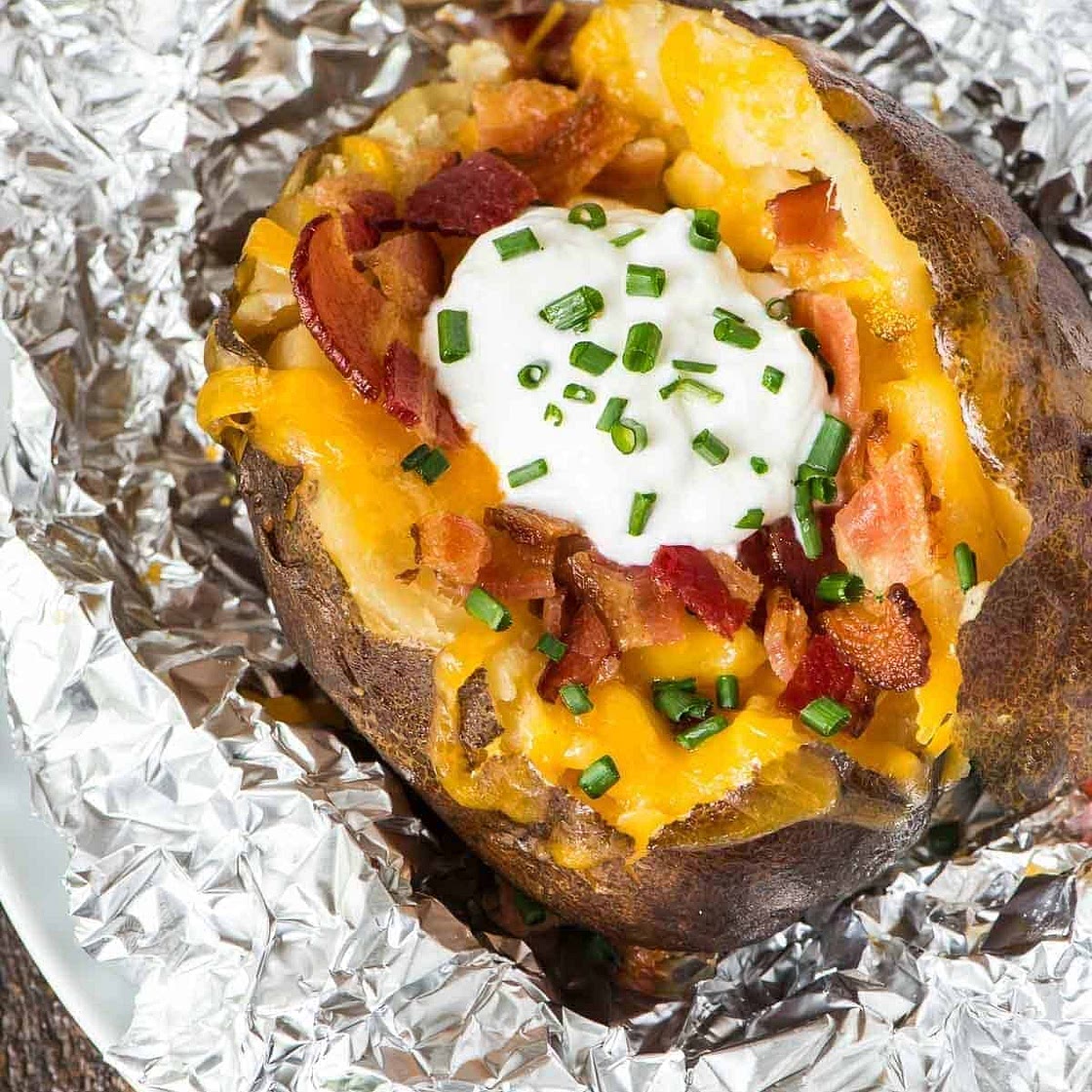 Crock Pot Baked Potatoes