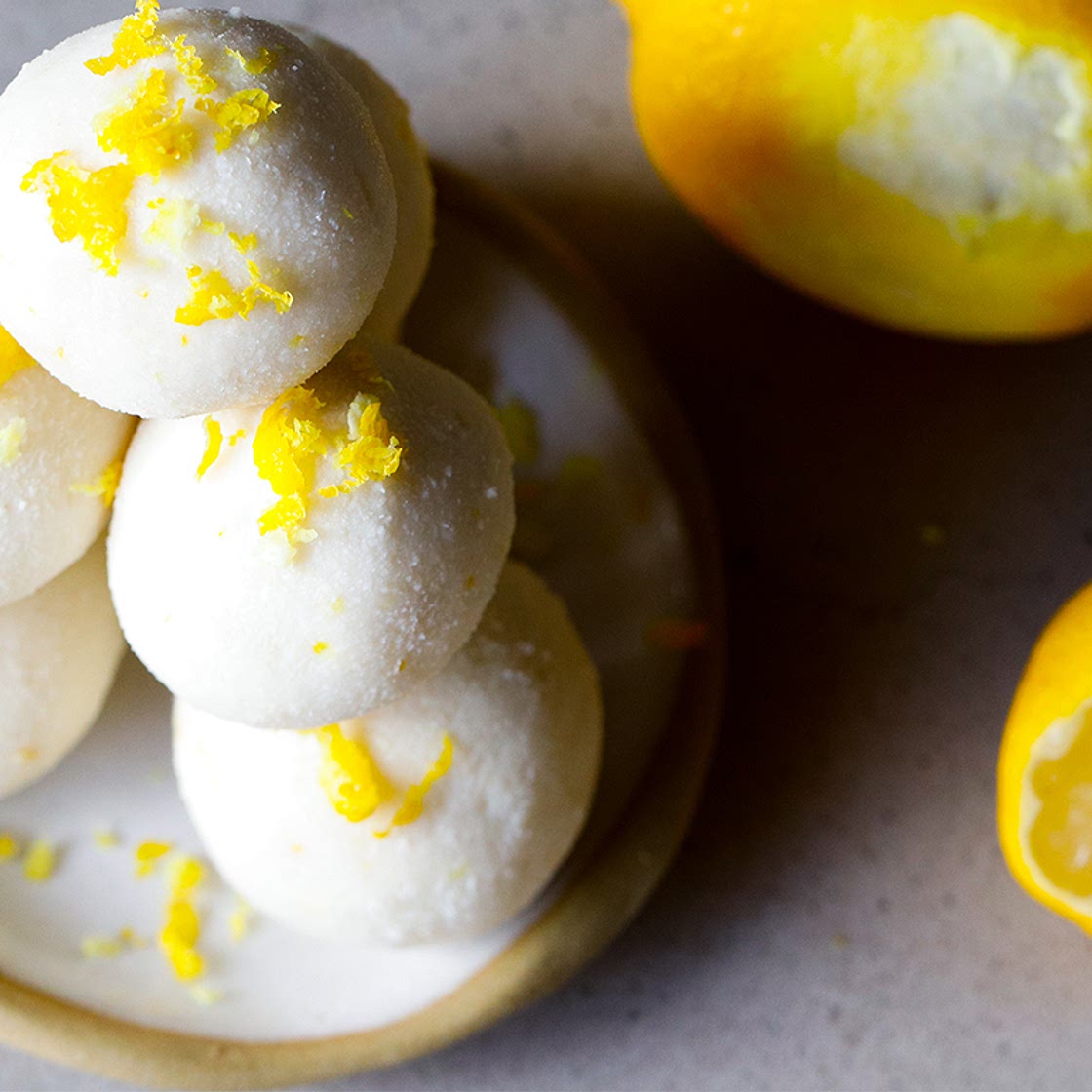 Dairy-Free Keto Lemon Fat Bombs
