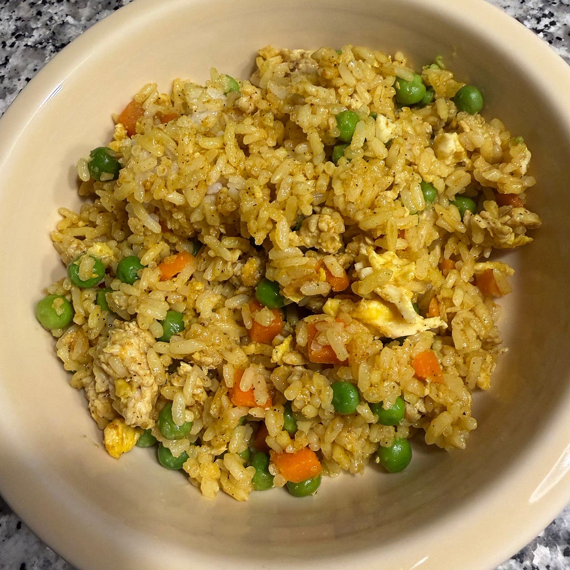 Curry Fried Rice with Chicken