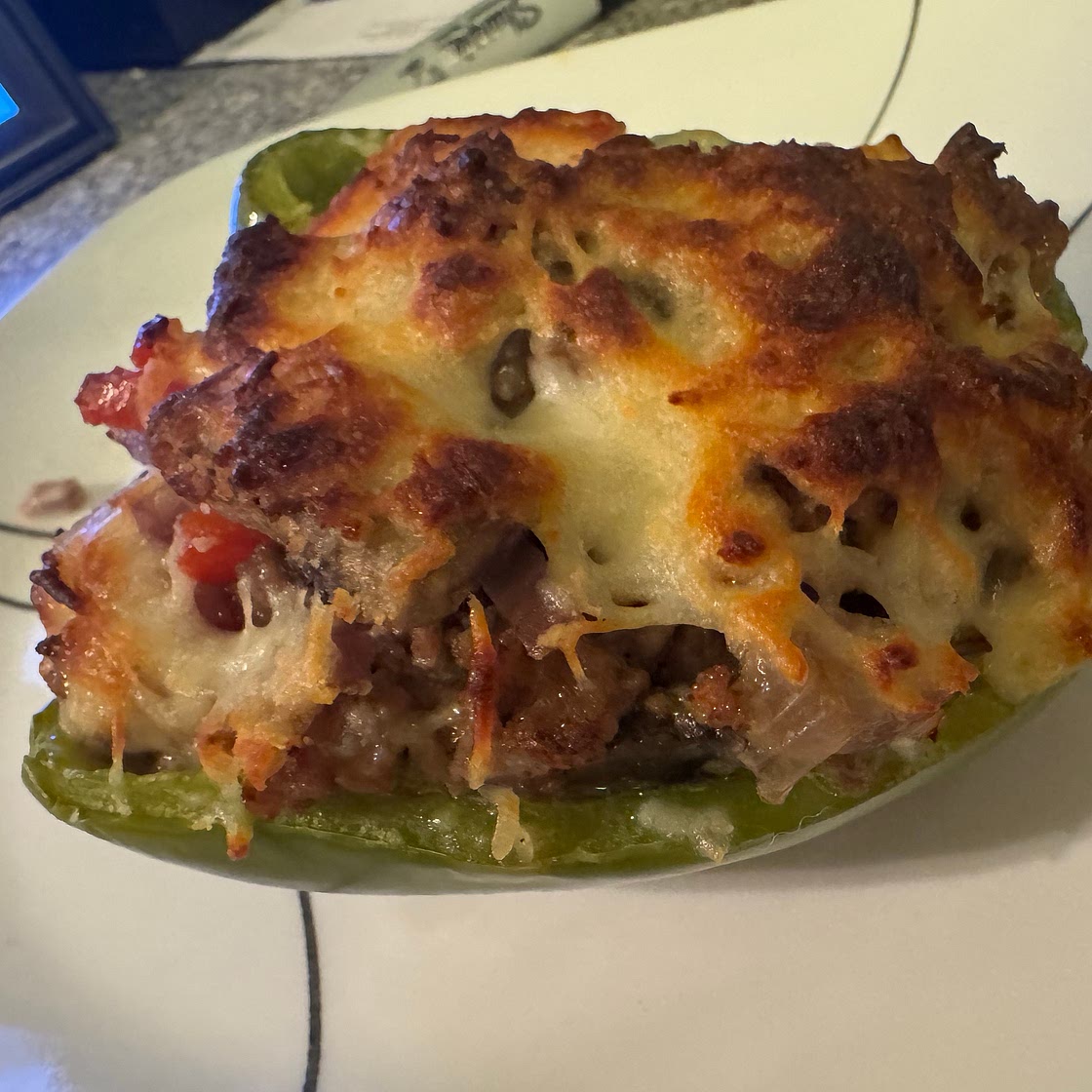 Philly Cheesesteak Stuffed Peppers