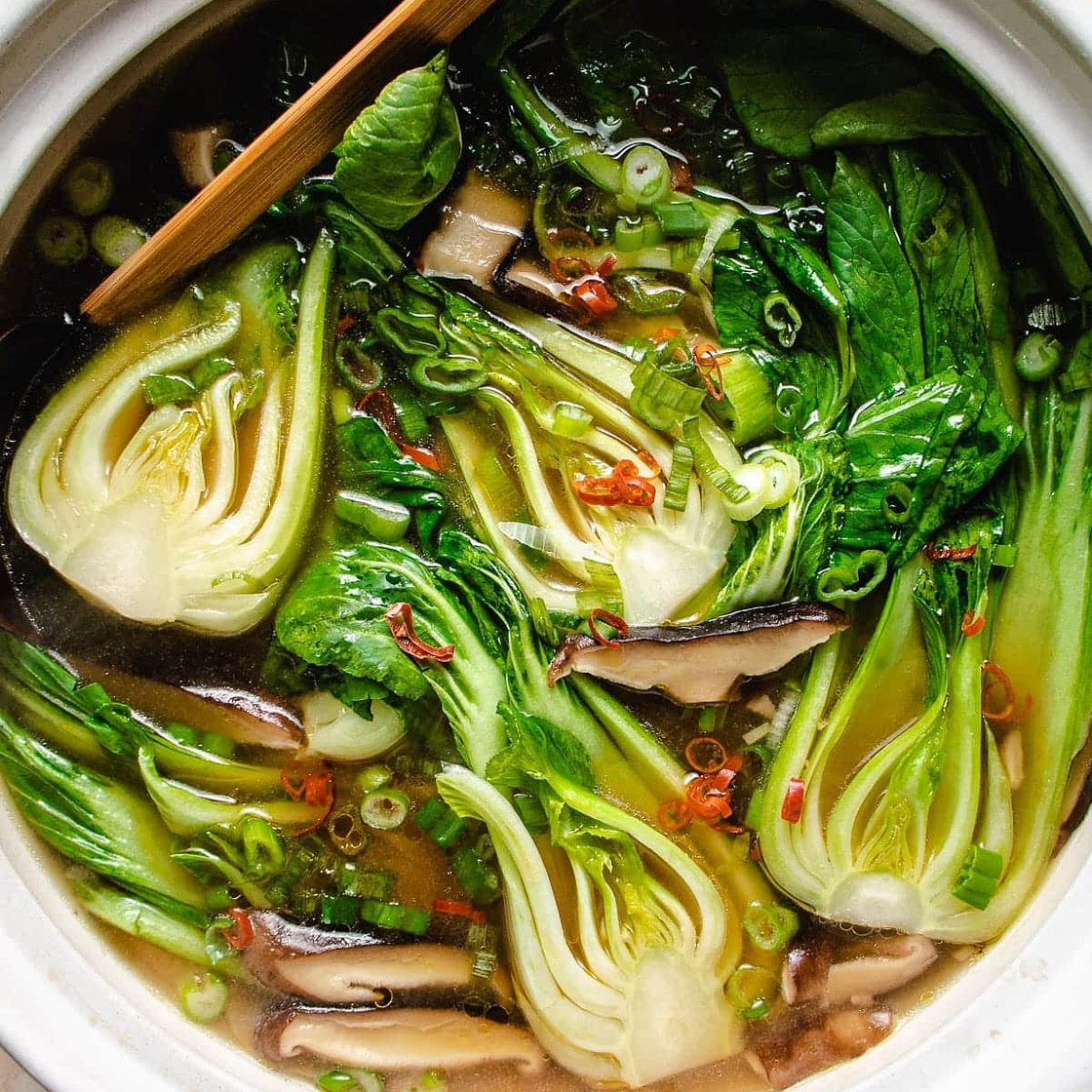 Bok choy soup recipe (上海青菜湯)