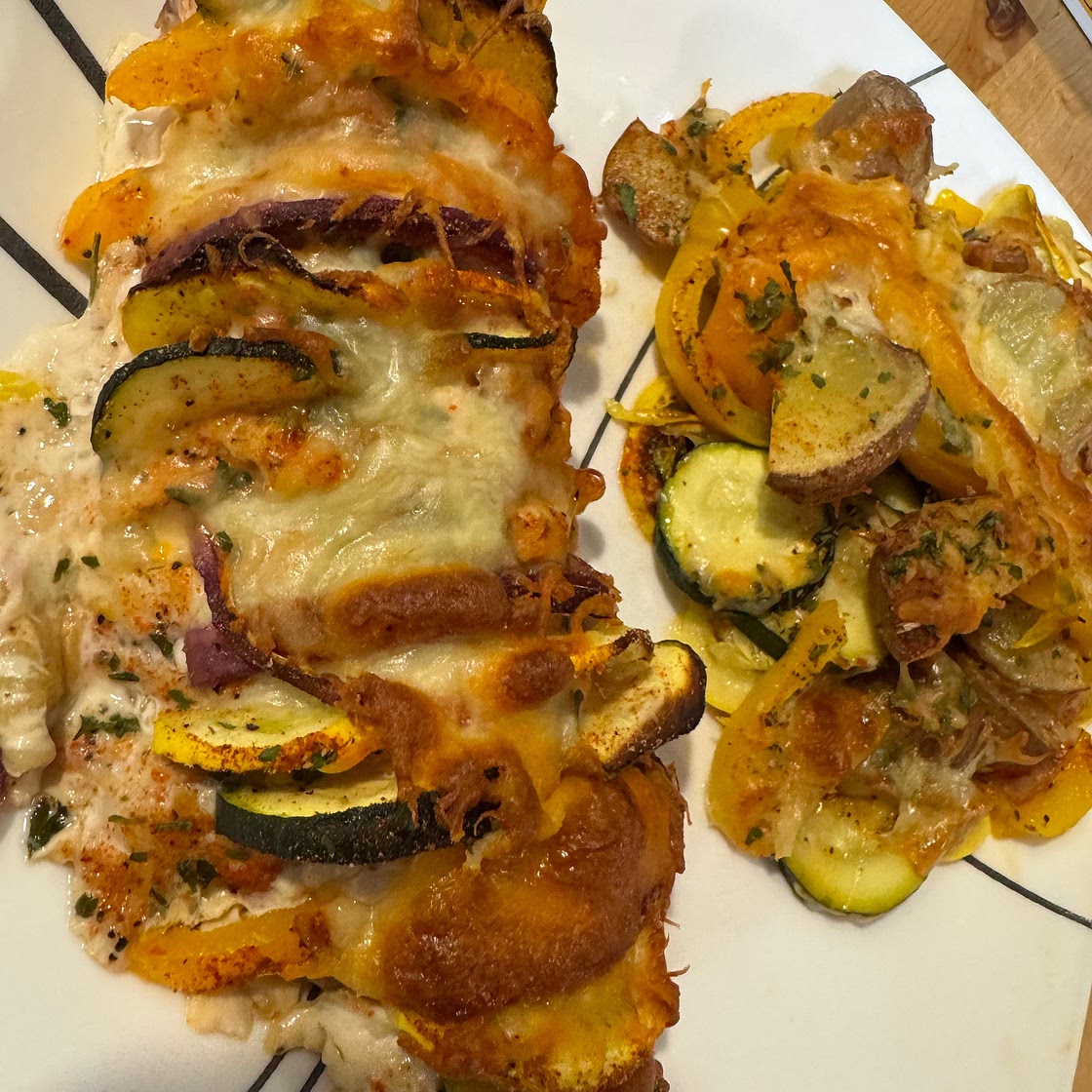 Primavera Stuffed Chicken