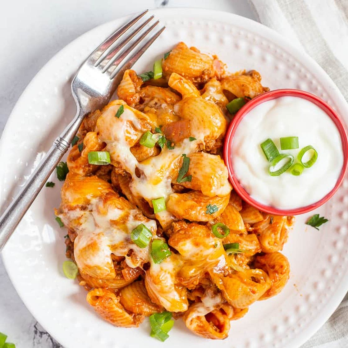 Cheesy Taco Pasta Bake