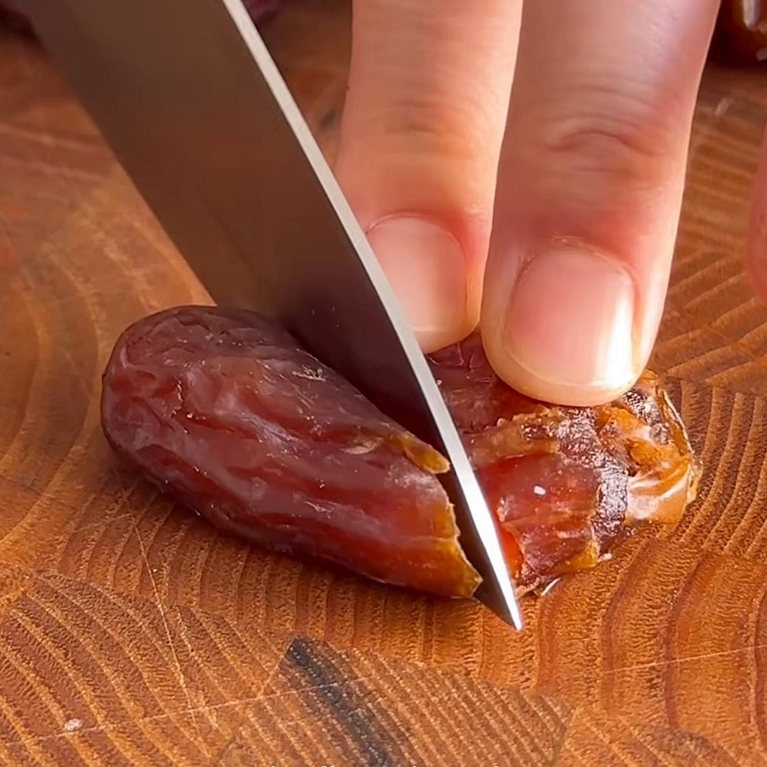 Chocolate covered date hearts