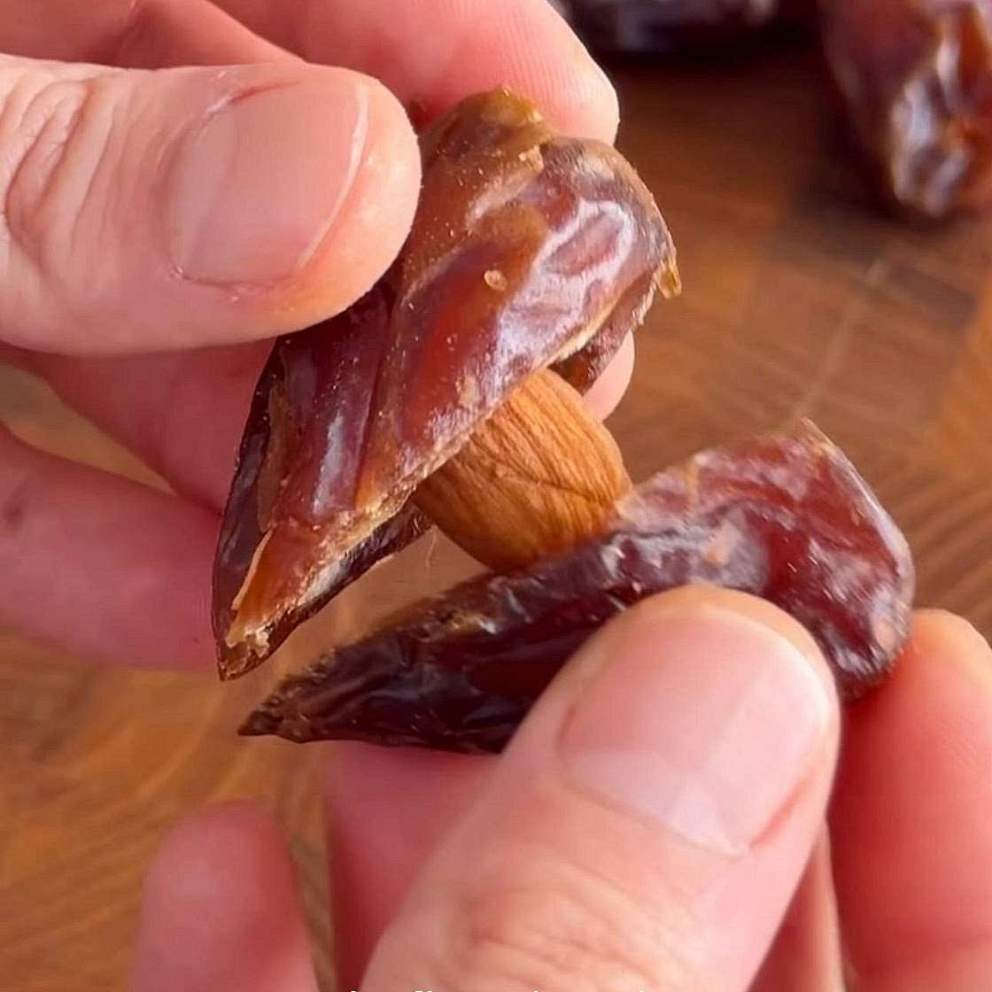 Chocolate covered date hearts