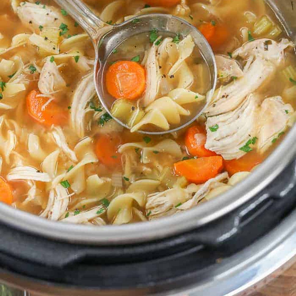 Instant Pot Chicken Noodle Soup