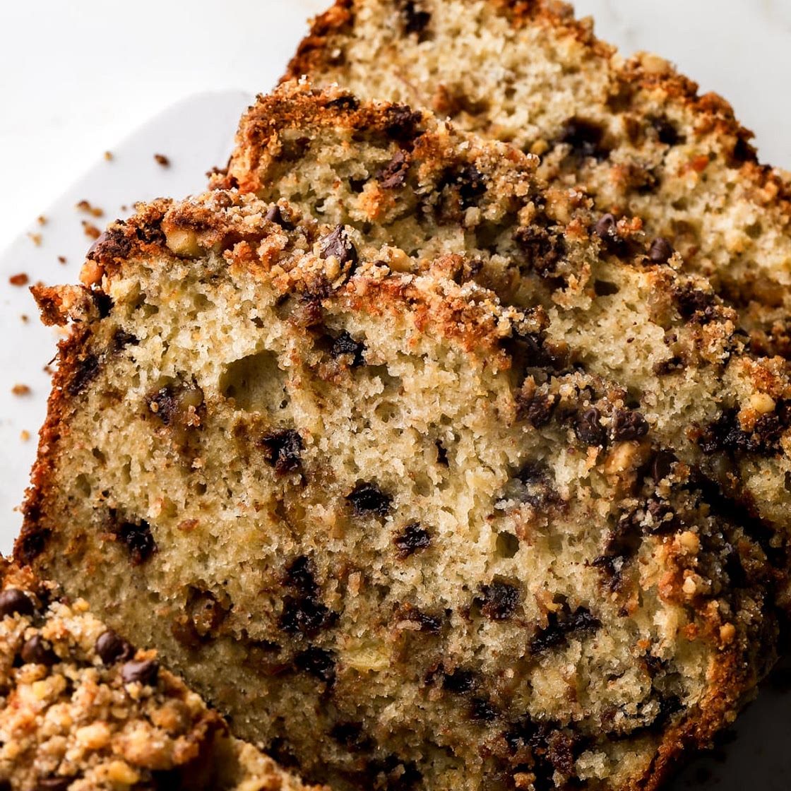 Chocolate Chip Banana Nut Bread